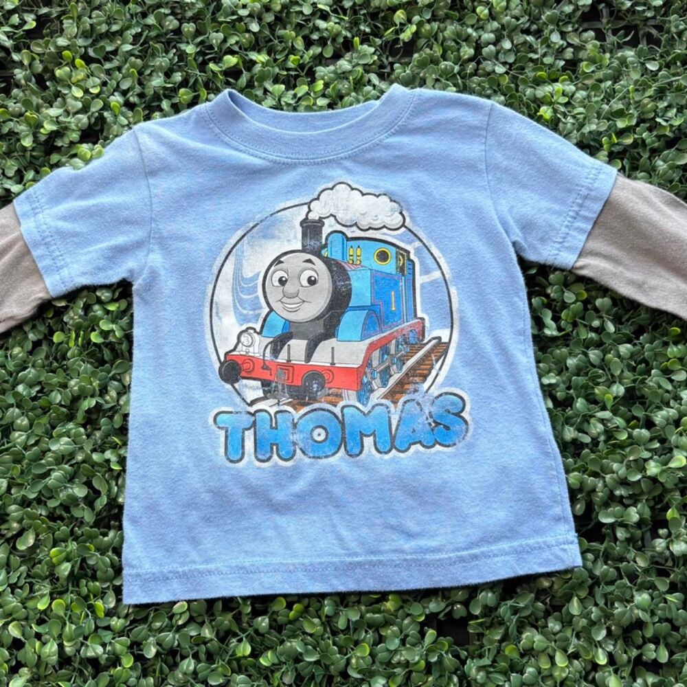 Thomas & Friends Toddler Layered Shirt Thomas the Train Blue Gray 18M